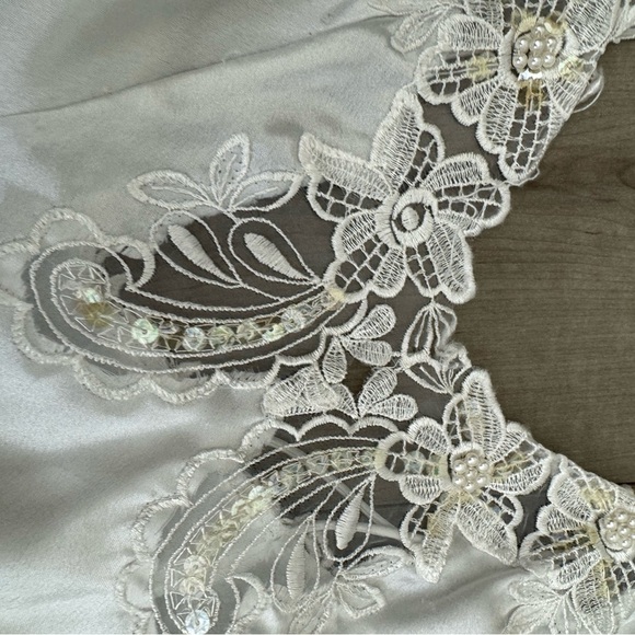 Victoria's Secret Pink and White Satin Camisole - Picture 3 of 6